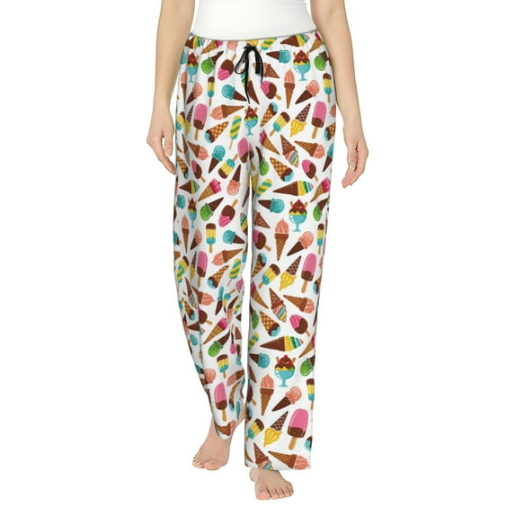 Honiee Ice Cream Popsicles for elegant Women's Lounge Pants and Pajama Pants, crafted for ultimate comfort in your sleepwear essentials-XX-Large