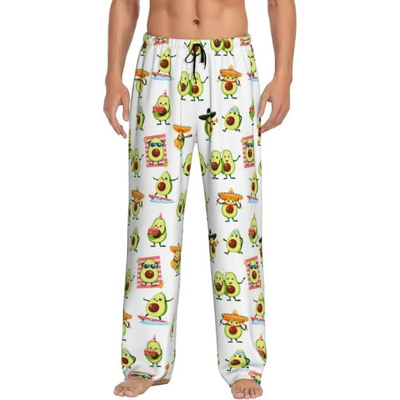 Honiee Kawaii Mexican Avocado for men - a sleek fusion of Straight Pajama Pants, versatile Lounge Pants, and cozy Sleepwear, all rolled into one-XX-Large