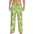 thumbnail image 1 of Honiee Kiwi Lemon for men - a sleek fusion of Straight Pajama Pants, versatile Lounge Pants, and cozy Sleepwear, all rolled into one-XX-Large, 1 of 6