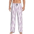 thumbnail image 1 of Honiee Lavender Flowers for men - a sleek fusion of Straight Pajama Pants, versatile Lounge Pants, and cozy Sleepwear, all rolled into one-XX-Large, 1 of 6