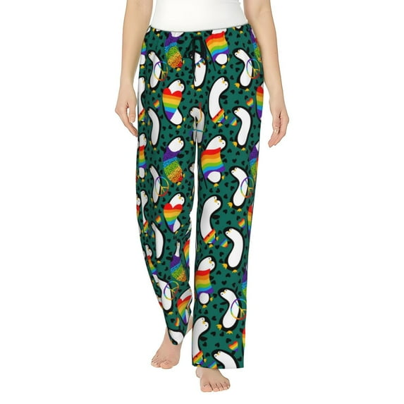Honiee Lgbt Penguin for elegant Women's Lounge Pants and Pajama Pants, crafted for ultimate comfort in your sleepwear essentials-Medium