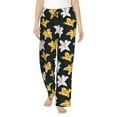 thumbnail image 1 of Honiee Lilies Flowers for elegant Women's Lounge Pants and Pajama Pants, crafted for ultimate comfort in your sleepwear essentials-Large, 1 of 6