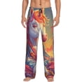 thumbnail image 1 of Honiee Meditating Cute Horse for men - a sleek fusion of Straight Pajama Pants, versatile Lounge Pants, and cozy Sleepwear, all rolled into one-Large, 1 of 6