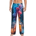 thumbnail image 1 of Honiee Modern Art Red And Blue Colors for men - a sleek fusion of Straight Pajama Pants, versatile Lounge Pants, and cozy Sleepwear, all rolled into one-XX-Large, 1 of 6