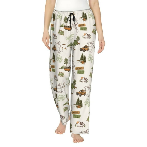 Honiee Road Trip for elegant Women's Lounge Pants and Pajama Pants, crafted for ultimate comfort in your sleepwear essentials-XX-Large