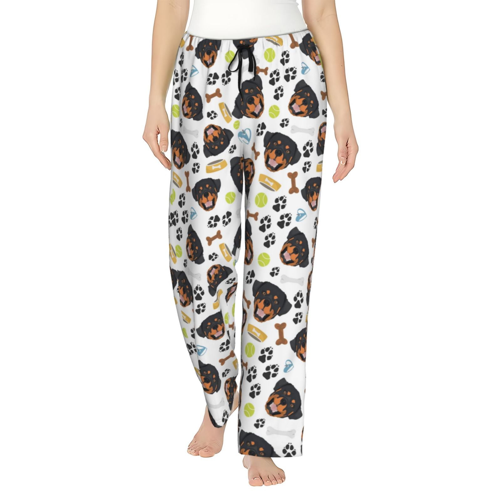 Pant Rottweiler Honiee Rottweiler for elegant Women's Lounge Pants and Pajama Pants ...
