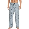 thumbnail image 1 of Honiee Shells And Sand for men - a sleek fusion of Straight Pajama Pants, versatile Lounge Pants, and cozy Sleepwear, all rolled into one-Medium, 1 of 6