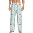 thumbnail image 1 of Honiee Space With Dino Astronauts for men - a sleek fusion of Straight Pajama Pants, versatile Lounge Pants, and cozy Sleepwear, all rolled into one-XX-Large, 1 of 6