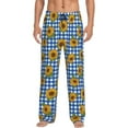 thumbnail image 1 of Honiee Sunflowers for men - a sleek fusion of Straight Pajama Pants, versatile Lounge Pants, and cozy Sleepwear, all rolled into one-X-Large, 1 of 6