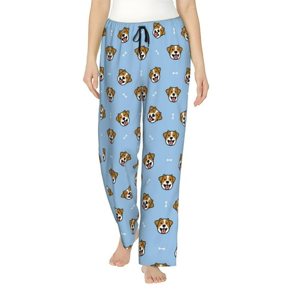 Honiee Terrier for elegant Women's Lounge Pants and Pajama Pants, crafted for ultimate comfort in your sleepwear essentials-X-Large