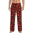 thumbnail image 1 of Honiee Tomatoes And Chili for men - a sleek fusion of Straight Pajama Pants, versatile Lounge Pants, and cozy Sleepwear, all rolled into one-Medium, 1 of 6