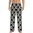 thumbnail image 1 of Honiee White Sunflowers for men - a sleek fusion of Straight Pajama Pants, versatile Lounge Pants, and cozy Sleepwear, all rolled into one-X-Large, 1 of 6