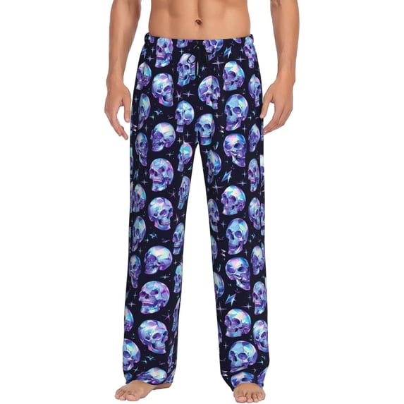 Honiee crystal Skull for men - a sleek fusion of Straight Pajama Pants, versatile Lounge Pants, and cozy Sleepwear, all rolled into one-XX-Large
