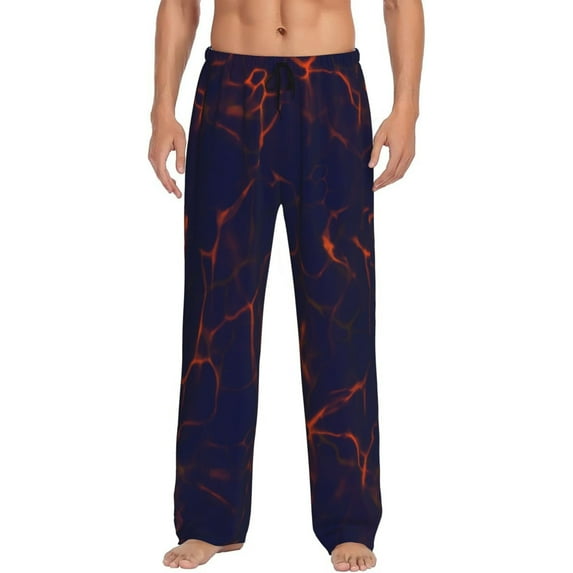Honiee lightning for men - a sleek fusion of Straight Pajama Pants, versatile Lounge Pants, and cozy Sleepwear, all rolled into one-Medium