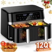 HoninJoy 12QT Dual Basket Air Fryer - rated 4.4 stars from 115 reviews