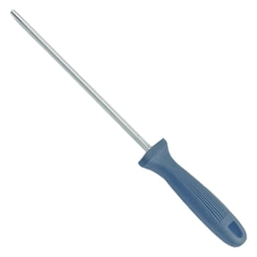Honing Steel Knife Sharpening Rod, Durable Carbon Steel Knife Sharpener Stick, Hand Forged Sharp Steel Blade, Honer for Knives and Rod Sharpeners - Father's Day Home Gifts, 1Pc(Blue,10.6x1.2")