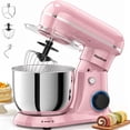 thumbnail image 1 of Honinst Stand Mixer, 4 QT 10+P Speeds with Tilt-Head Electric Mixer, 3-In-1 Kitchen Mixer with Dough Hook, Whisk, Beater, Bowl for Baking, Cake and Most Home Cooks, 1 of 8