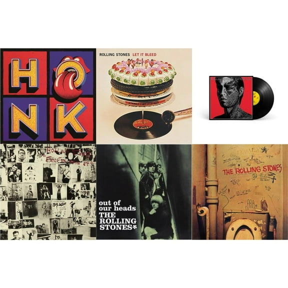 Honk (Translucent Red Vinyl/2LP) & Let It Bleed (50Th Anniversary Edition) & Tattoo You (2021 Remaster) & Exile On Main Street (2LP) & Out Of Our Heads (Uk) & Beggars Banquet