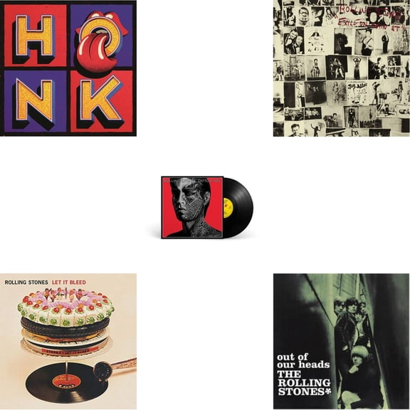Honk (Translucent Red Vinyl/2LP) & Let It Bleed (50Th Anniversary Edition) & Tattoo You (2021 Remaster) & Exile On Main Street (2LP) & Out Of Our Heads (Uk)