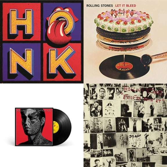 Honk (Translucent Red Vinyl/2LP) & Let It Bleed (50Th Anniversary Edition) & Tattoo You (2021 Remaster) & Exile On Main Street (2LP)