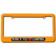 thumbnail image 1 of Honk if You Love Camping License Plate Tag Frame, Multiple Colors, 1 of 1