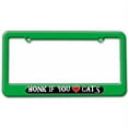 thumbnail image 1 of Honk if You Love Cats License Plate Tag Frame, Multiple Colors, 1 of 1