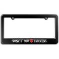 thumbnail image 1 of Honk if You Love Chickens License Plate Frame, 1 of 1