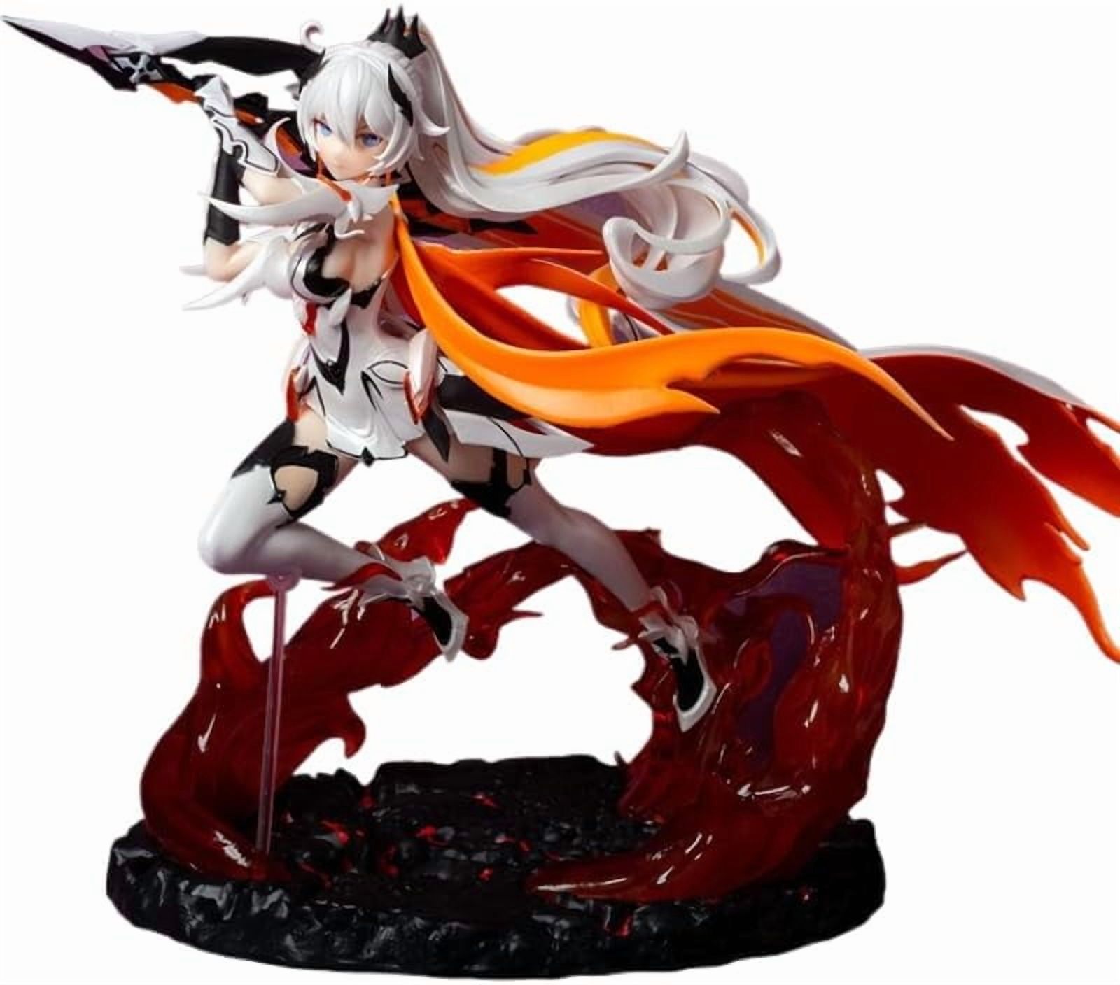 Honkai Impact 3 Kiana Figure Fighting Kiana Kaslana Figures 24cm/9.4inch Handmade Cosplay PVC Statues Collectible Souvenirs for Anime Fans Gifts