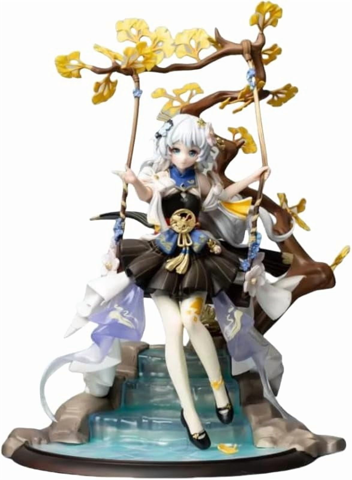 Honkai Impact 3 Theresa Figure Tree Stump Swing Theresa Apocalypse Action Figures 28cm/11inch PVC Characters Handicrafts Souvenirs for Anime Fans Gifts