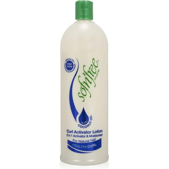 Sof n'free Moisturizer & Curl Activator for Natural Hair, Soft Curls, and Waves 25.3 fl oz / 750ml