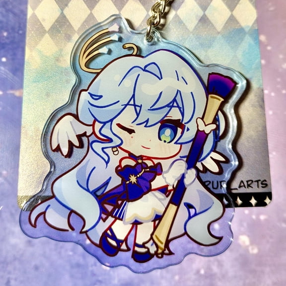 Honkai: Star Rail! Fanarts Robin Acrylic keychain 1 pack