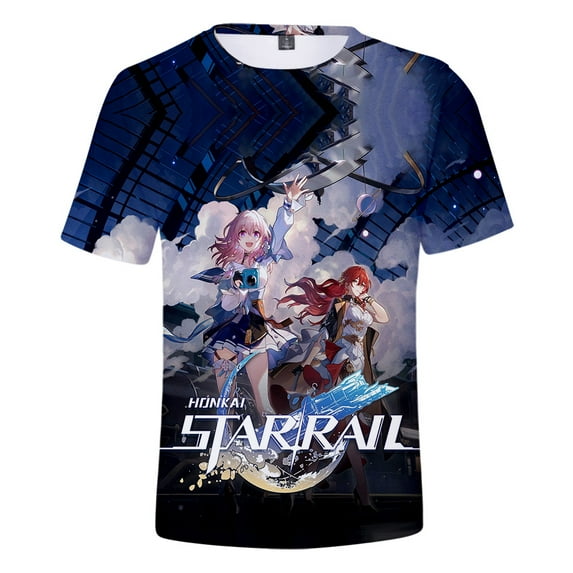 Honkai: Star Rail Game T-Shirts 3D Printed Unisex Summer Short Sleeve Fashion Tee Shirt Casual Tops