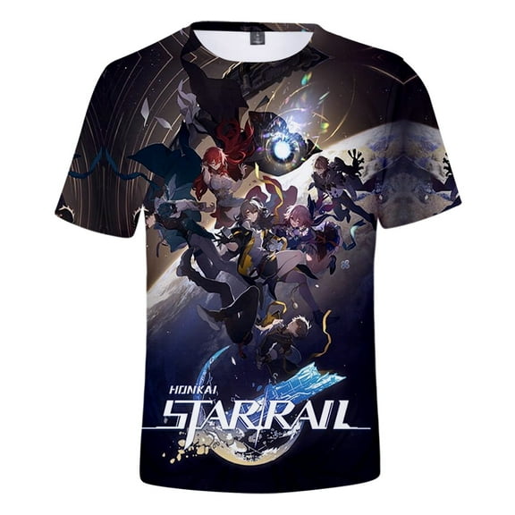 Honkai: Star Rail Game T-Shirts 3D Printed Unisex Summer Short Sleeve Fashion Tee Shirt Casual Tops