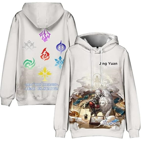 Honkai: Star Rail Merch Hoodies 3D Digital Print Long Sleeve Fashion Sweatshirts Casual Pullover