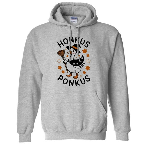 Honkus Ponkus Hoodie Sweatshirt Unisex 2X-Large Grey