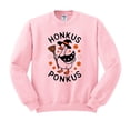 thumbnail image 1 of Honkus Ponkus Sweatshirt Unisex 3X-Large Pink, 1 of 5