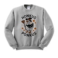 thumbnail image 1 of Honkus Ponkus Sweatshirt Unisex Small Grey, 1 of 5
