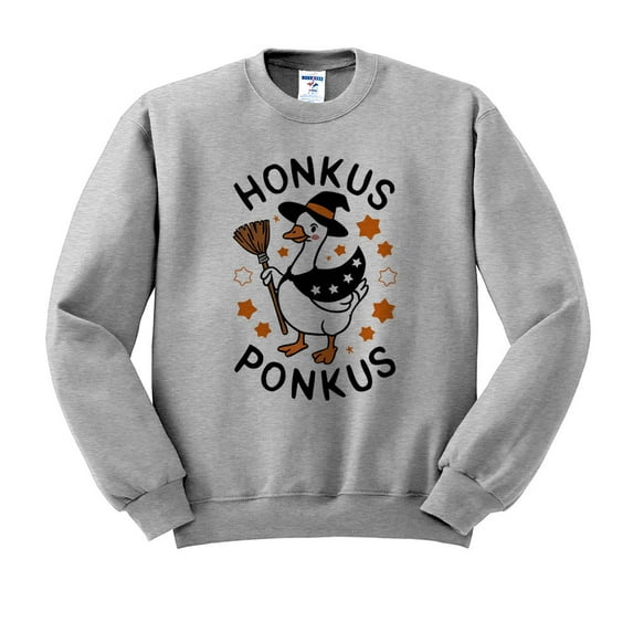 Honkus Ponkus Sweatshirt Unisex Small Grey