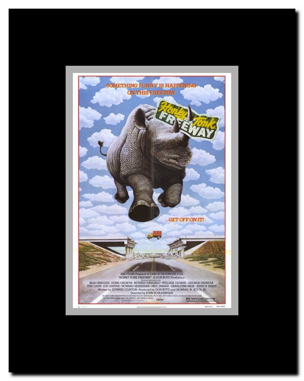 Honky Tonk Freeway Framed Movie Poster