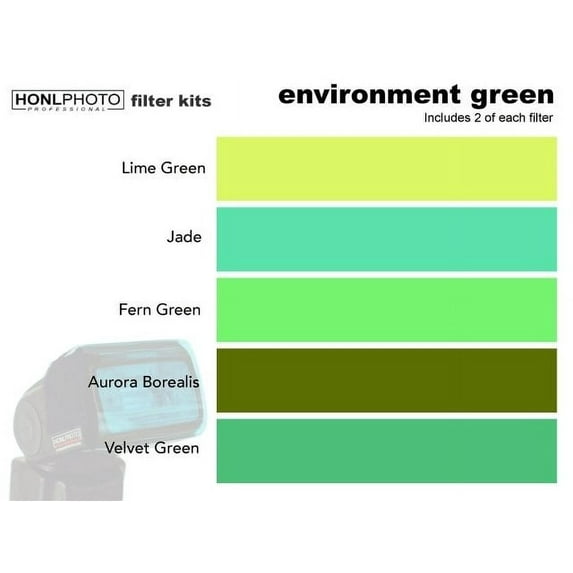 Honl Photo Environment Green Filter Kit