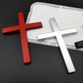 thumbnail image 1 of Honmine 2-Piece Cross Car Decal, Religious Symbol Automotive Window Sticker, Faith-Based Vehicle Decoration for Car, Truck, SUV Glass Surface, 1 of 9