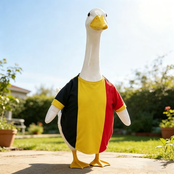 Honmine 23 Inch Gooses Clothes Flag, Porch Courtyard Clothes Outdoor Theme Decoration, Patriotic Goose Flag for Lawn, Garden, Patio, Farm, Yard