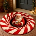 thumbnail image 1 of Honmine 3D Personalized Christmas Rug, Santa Clau Gnome Quilted Floor Mat, Christmas Optical Illusion Rugs with Snowman Decorative Christmas's Area Rug for Living Room Home Decor, 1 of 6