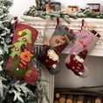 thumbnail image 1 of Honmine 48 X 24 Cm Christmas Stocking Santa Claus Snowman Reindeer 3D Xmas Stocking Santa Tree Decoration Large Gift Bag Home, 1 of 4