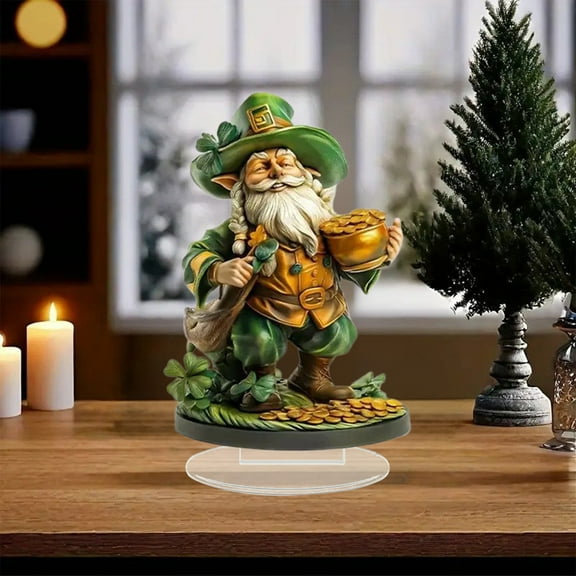 Honmine Acrylic Display Stand for Holidays, Christmas Valentine Easter Gift Craft, 2D Desktop Decor for Mom Dad Day, Home Office Tabletop Ornament