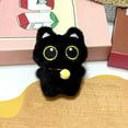 thumbnail image 1 of Honmine Black Cat Bag Charm, Black Plush Gifts for Handbags Backpacks Purse Keychain Accessories Charm Cat Lover Gifts, 1 of 6
