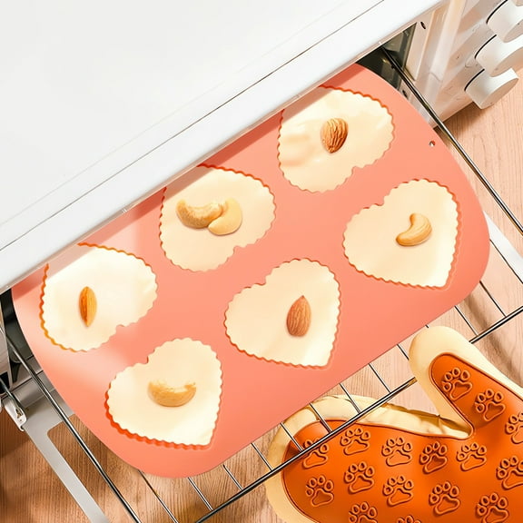 Honmine Butterflies Theme Silicone Mold, Christmas Valentine Baking Pan, Jelly Cake Brownies Cheese Mould, Household Baking Tool for Dessert, Candy Making