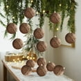 thumbnail image 1 of Honmine Champagne Gold Christmas Ball Ornaments, Glittering Large Christmas Balls Xmas Tree Decorations Shatterproof Plastic Hanging Pearl Balls for Holiday Party Xmas Home Decor, 1 of 6