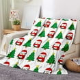 thumbnail image 1 of Honmine Christmas Blanket Throw, Cozy Soft Flannel Blanket Christmas Santa Snowman Sled Fleece Blanket Reversible Blanket for Couch New Year Decor Christmas Holiday Throw Blanket, 1 of 6