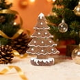 thumbnail image 1 of Honmine Christmas Decorations Gingerbread Christmas Tree Collectible Figurines, Gingerbread Xmas Trees Decor Party Decoration Gift for Table Centerpiece Desktop, 1 of 6